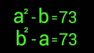 Math Olympiad  |  A Nice Algebra Problem  |  How to solve for "a" and "b" in this Problem?