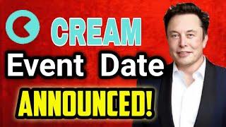 Cream coin News Today! Cream Price Prediction