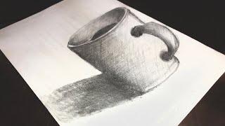 How to draw a still life drawing easy step by step tutorial by pencil with shading techniques