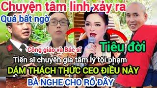 DƯ LUẬN HẢ HÊ Bác sĩ,Chuyên gia tội phạm,Công giáo KHÓA MÕM Ceo vì Sư Minh Tuệ