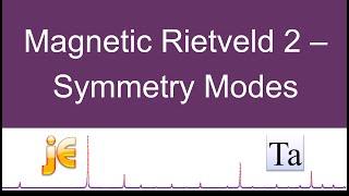 Magnetic Rietveld 2 - symmetry modes