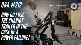 Q&A #212 - How Do I Use the Chariot Trailer in the Case of a Power Failure?