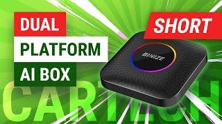 Wired Android Auto AI Box | Binize LED Magic Box With Dual Platform Adapter