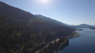 Lake Pend Oreille Sandpoint Idaho.  DJI Phantom 4