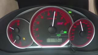 2008 Subaru WRX STI Prodrive 0-180 km/h acceleration