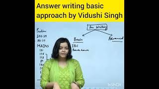answer writing basic approach by Vidushi Singh AIR 13 #ias #upsc #lbsnaa#iasmotivation#ips#irs #ifs