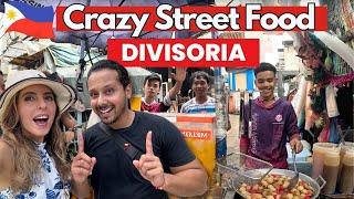 Trying CRAZY streetfood in Divisoria Binondo,  Metro Manila, Philippines