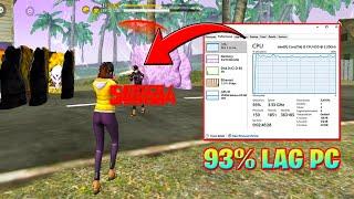 93% #LAGGING_PC BUT MY SKILLS SMOOTH FOREVER | FREE FIRE #ONETAP_WITH_LOW_END_PC | TGP StuDio