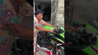 NENEK GEBER ZX25R MINTA DI SENGGOL #shorts #zx25r