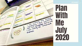 Plan With Me July 2020 College Online and Working Full Time | Passion Planner