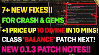 7 NEW POE 2 Hot Fixes In 0.1.03 Patch Notes! | +1 Corruption Gems Are NOW FIXED!!