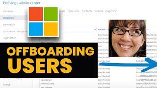 Offboarding Users in Office 365 - Firing Megan Bowen