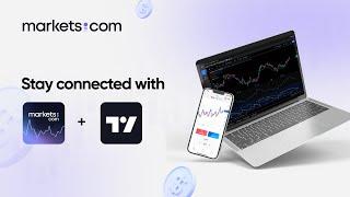 Stay connected no matter where the markets takes you with Markets.com x TradingView! 