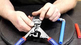 PEX Clamp tool kit with clamp cutter how this tool works