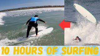 How Much Can A Beginner Surfer Improve Over FIVE Days?