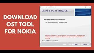 # How To Flash Nokia  With Online Service Tool (OST) Flash Tool