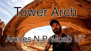 Tower Arch Hike, Arches National Park Moab Utah. Avoid the crowds on this awesome trail.