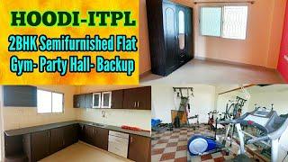 Hoodi ITPL 2BHK Semi Furnished Apartment For Sale | Bangalore East