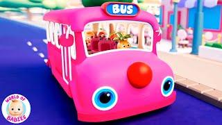 Wheels On The Bus, Nursery Rhymes and Vehicle Songs for Kids