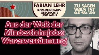 Aus der Welt der Mindestlohnjobs: Warenverräumung