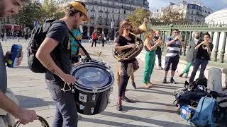 Fin de manif en musique  01/10/2024