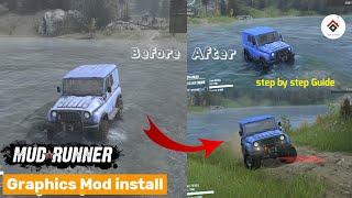 Spintires: MudRunner Summer Graphics mod Install | How to increase Graphics Settings in MudRunner