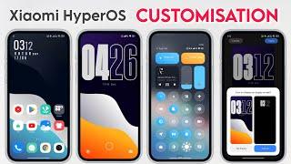 Stylish Customisation Setup For Xiaomi HyperOS - HyperOS Customisation Used Themes, Control Center 