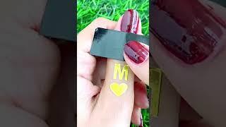 M Alphabet Thumb Mehndi Design | Finger Mehndi Design | DIY By Shikha #Shorts