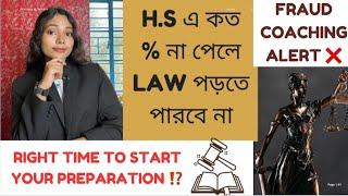 Marks required in H.S for Law Admission  Fraud Coaching Alert  @riyabolchi25