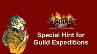 FoEhints: Special Hint for the Guild Expedition in Forge of Empires