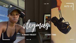 Vlogmas Ep.2 | PhD Diaries | I'm working on a manuscript (story time) | Sunday Reset and more