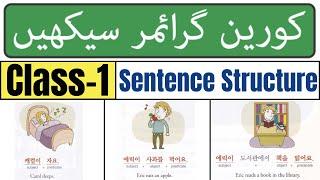 Korean Grammar Class 1 | Learn Korean Language in Urdu & Hindi | EPS Topik