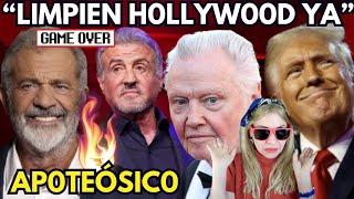 TRUMP REVOLUCIONA HOLLYWOOD y NOMBRA a MEL GIBSON, SYLVESTER STALLONE y JON VOIGHT EMBAJADORES de..