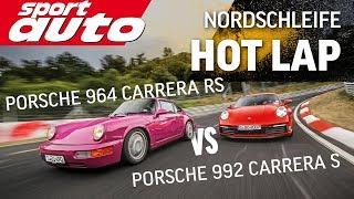 Porsche 964 RS vs. 992 Carrera S | Nordschleife | Hot Lap | sport auto | Supertest