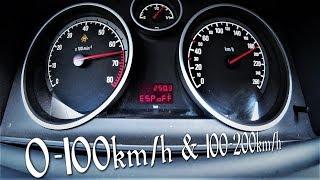 Opel Astra H GTC 2.0 Turbo  0-100km/h & 100-200km/h