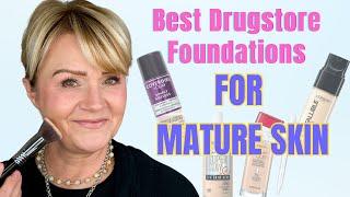 Forget Expensive Makeup -5 AMAZING Drugstore Foundations For Mature Skin