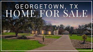 Georgetown Home Tour: 4 Bed/2 Bath Ranch Style Oasis on 1 Acre Lot | Fountainwood Estates Gem!