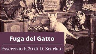 Fuga del gatto - Essercizio K.30 di Domenico Scarlatti