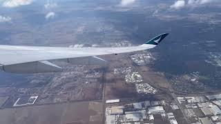 Cathay Pacific Airbus A350-1000 takeoff from Melbourne, Australia | MEL-HKG