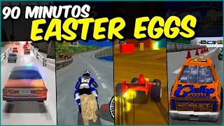 90 Minutos de SEGREDOS e EASTER EGGs em GAMES DE CARRO/CORRIDA @NostalgiadosgamesOficial