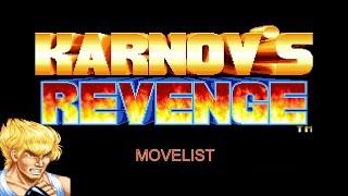 Karnov's Revenge Movelist: Ray's Special Moves