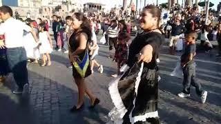 Flashmob Marinera Norteña Roma Italia Yurax Puka Perú presente!!