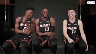 Jimmy Butler tells Tyler Herro "Oh you got hood tendencies"