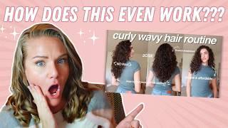 Reviewing CURLY/WAVY Hair Routine 2024: Kiana Davis' Amazing Curls And Waves!