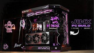 Arcane Jinx PC Build V2 – HYTE Y70 Never Looked This Wild! [9800X3D | RTX 5080]