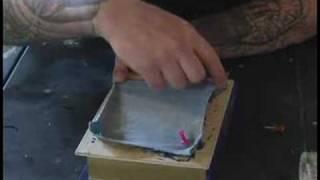 Making Pant Patches : Jean Patch Stretching: Fourth Corner