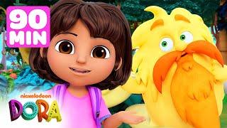 Let's Help Dora for 90 Minutes! w/ Grumpy Old Troll | Dora & Friends