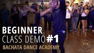 Beginner Bachata Combination -  Class Recap #1 - Demetrio & Nicole - Bachata Dance Academy
