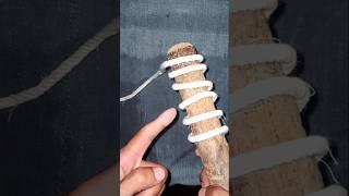 Secure Like a Pro! Desi knot trick...#diy #knot #tipsntricks #rope #viralshort #shorts #ytshort #yt