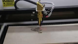 HL laser HL-1060 DSP 100W Laser Engraving Machine For 6MM Plywood Cutting and Engraving